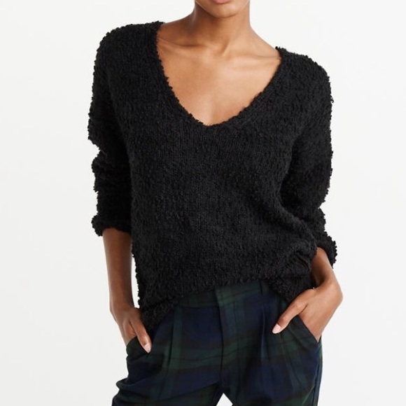 Abercrombie Fitch Fuzzy Sweater 